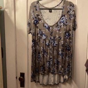 Torrid knit baby doll top